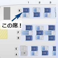 航空便の詳細な座席指定