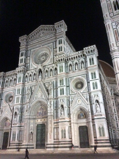 お客様撮影・フィレンツェ大聖堂の夜景