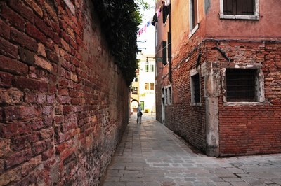 お客様撮影・ベネチア・路地裏の風景