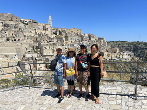 マテーラのパノラマ