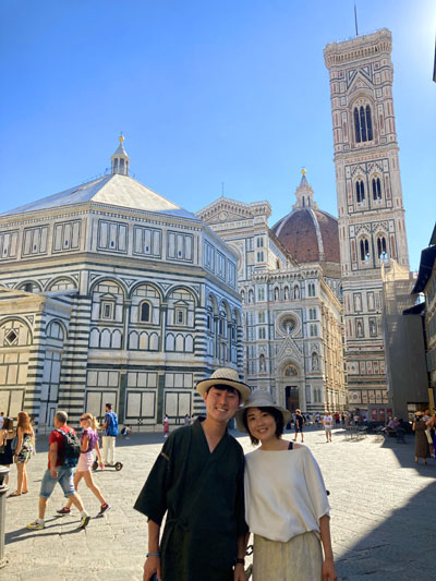 フィレンツェ・ドゥオーモにて