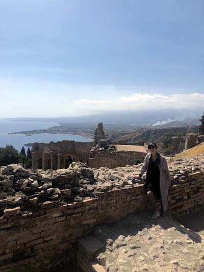 タオルミーナにて