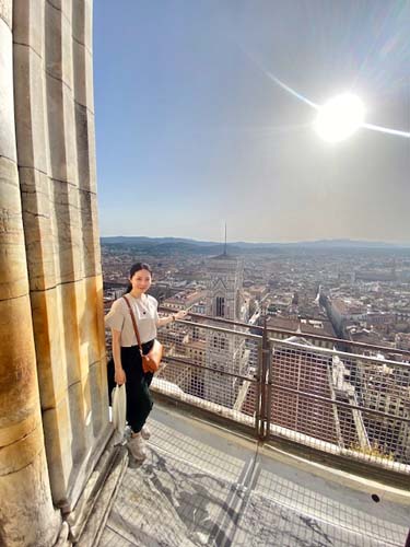 フィレンツェ大聖堂クーポラにて
