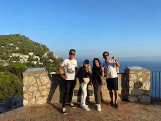 アマルフィ海岸ラヴェッロにて