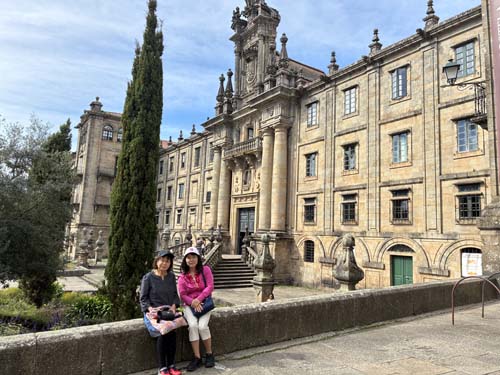 サンティアゴ・デ・コンポステーラにて