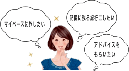 マイペースに旅行をしたい等の旅行への希望